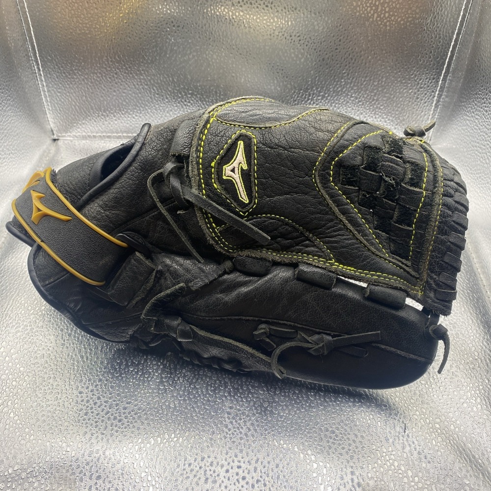Mizuno Glove Full Grain Leather 12" GSP 1206 D Fast Pitch Black RHT